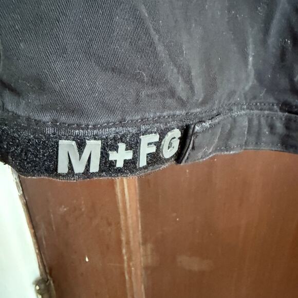 MARITHE + FRANCOIS GIRBAUD | 90s Vintage Black Cotton Cargo Pants | Size 38 - Picture 5 of 9